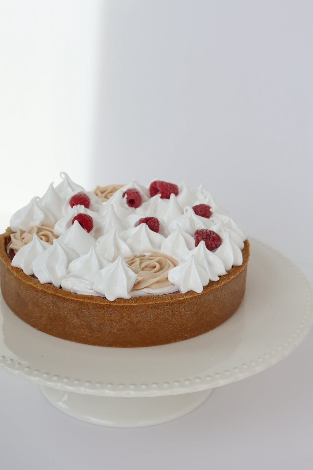 Pie de frambuesa